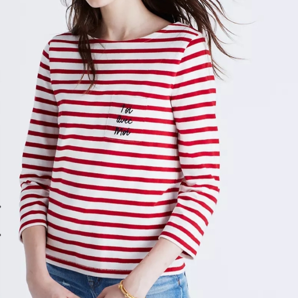 Madewell X Sezane "Toi Avec Moi" Tee